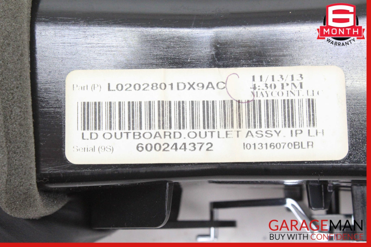 2011-2023 Dodge Charger LD Sedan Left Dash Air Vent L0202801DX9AC Genuine