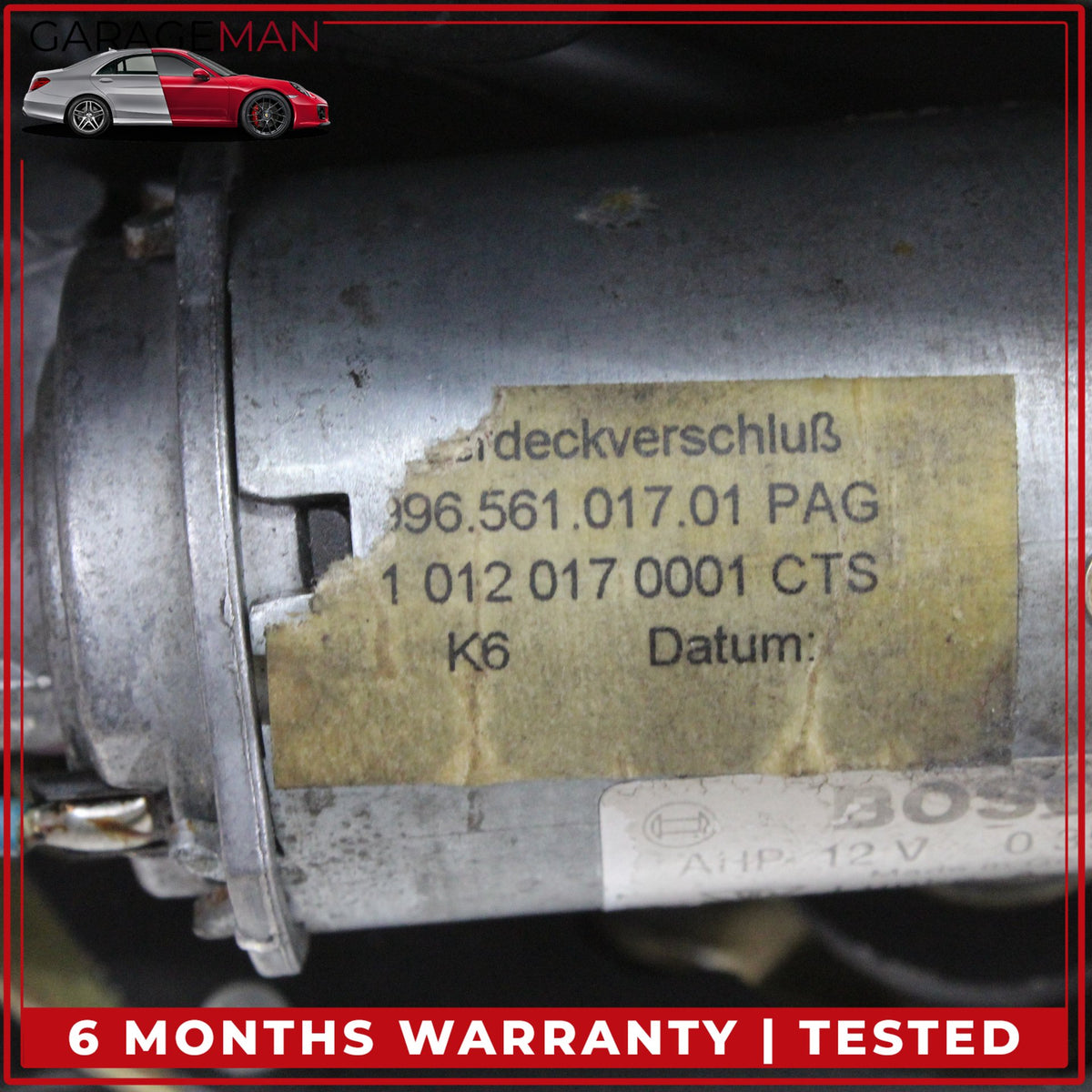 1999-2005 Porsche 911 996 Convertible Top Latch Motor w/ Cover 99656101701 OEM