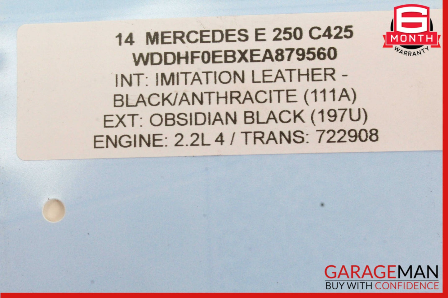 10-18 Mercedes W212 E250 Front Right Side Absorber Bumper Reinforcement Bracket