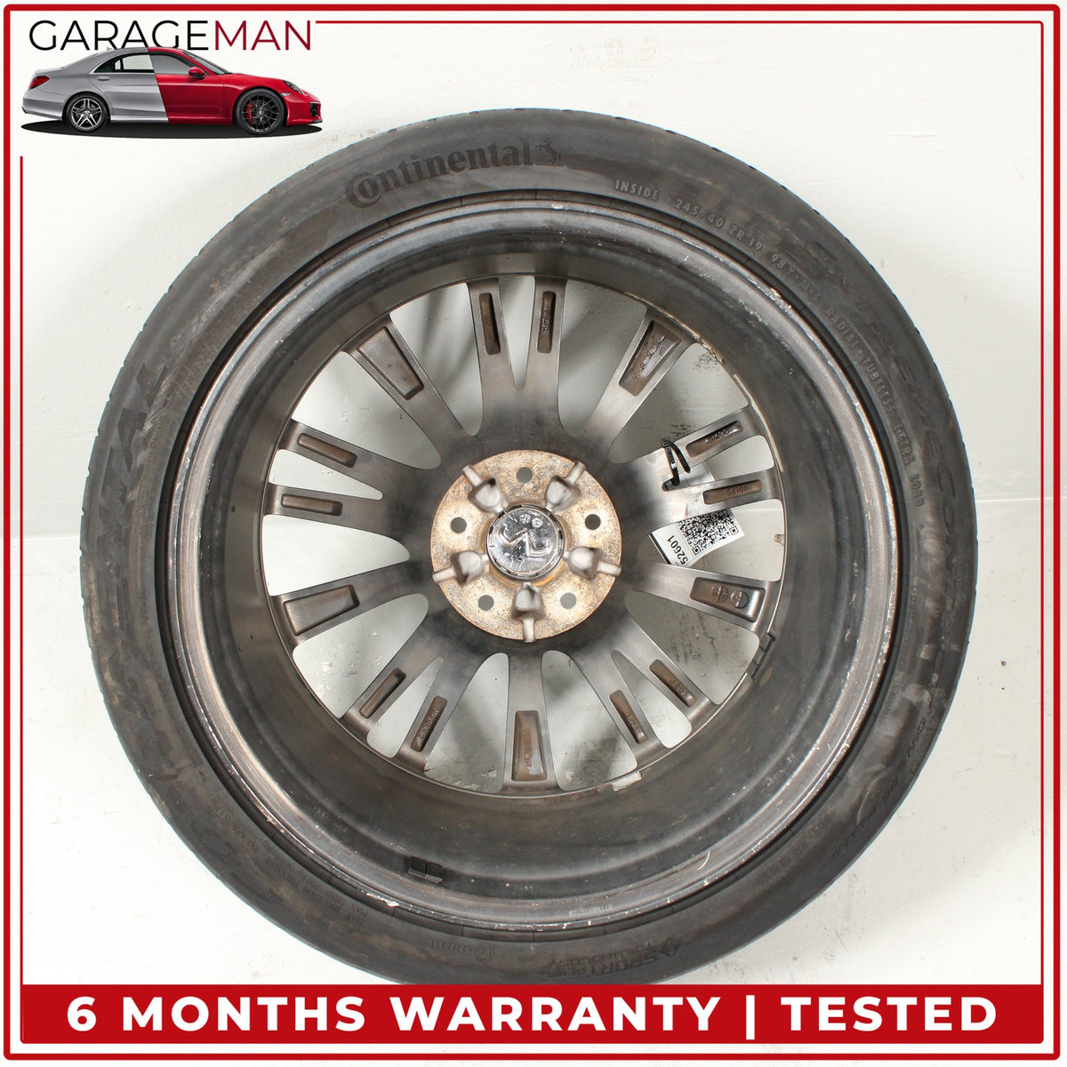 2014-2024 Infiniti Q50 V37 Front or Rear Wheel Rim w/ Tire 9Jx19 D0C004HK9C OEM