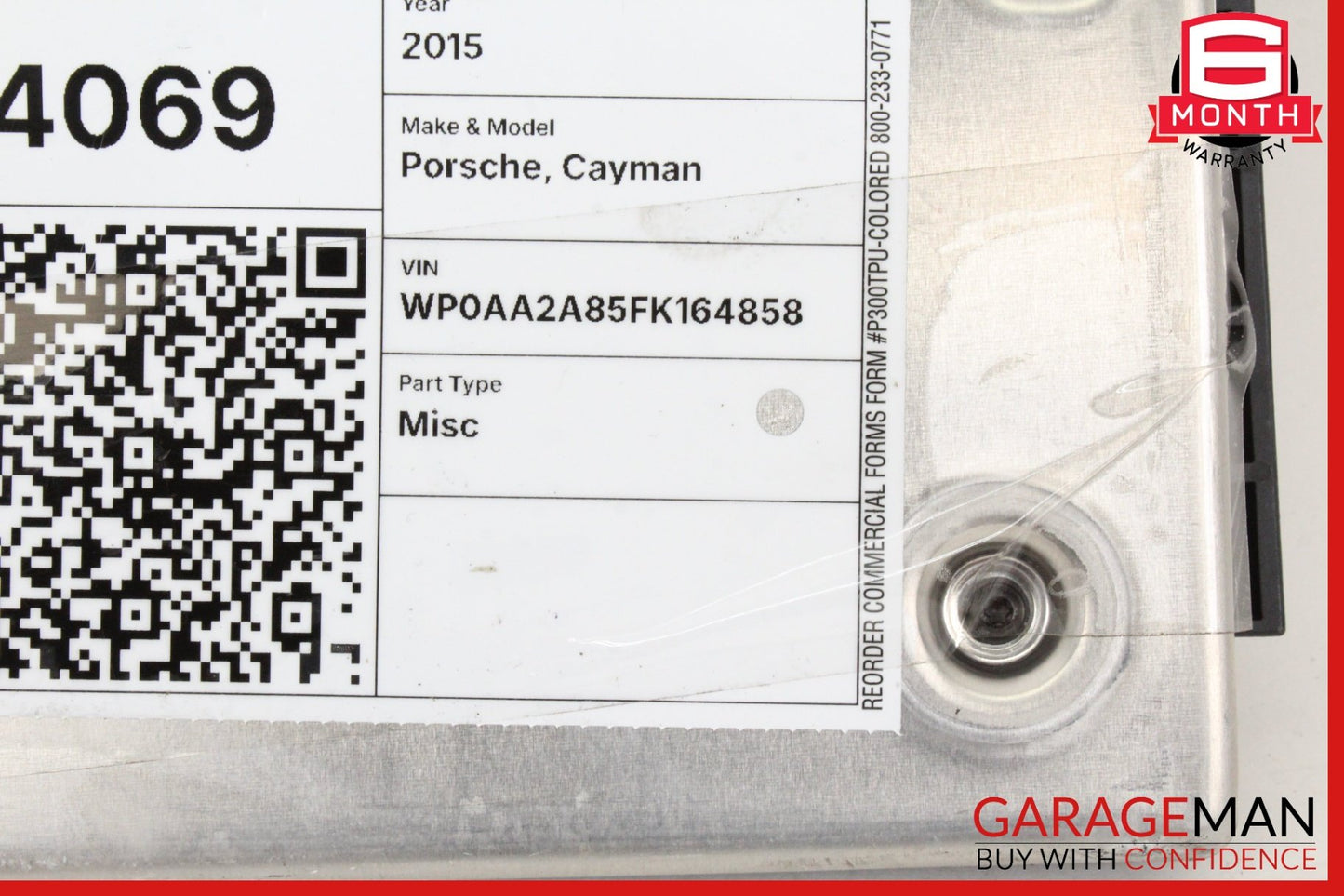 2013-2024 Porsche Cayman 981 Rear BCM Comfort Body Control Module Unit OEM