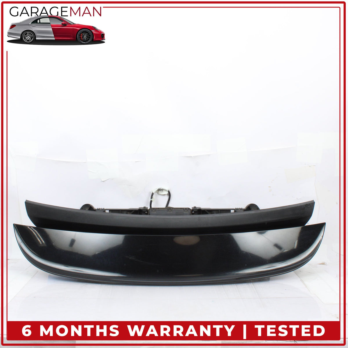 2010-2013 Porsche Panamera 970 Rear Tailgate Trunk Lid Spoiler Wing Black OEM