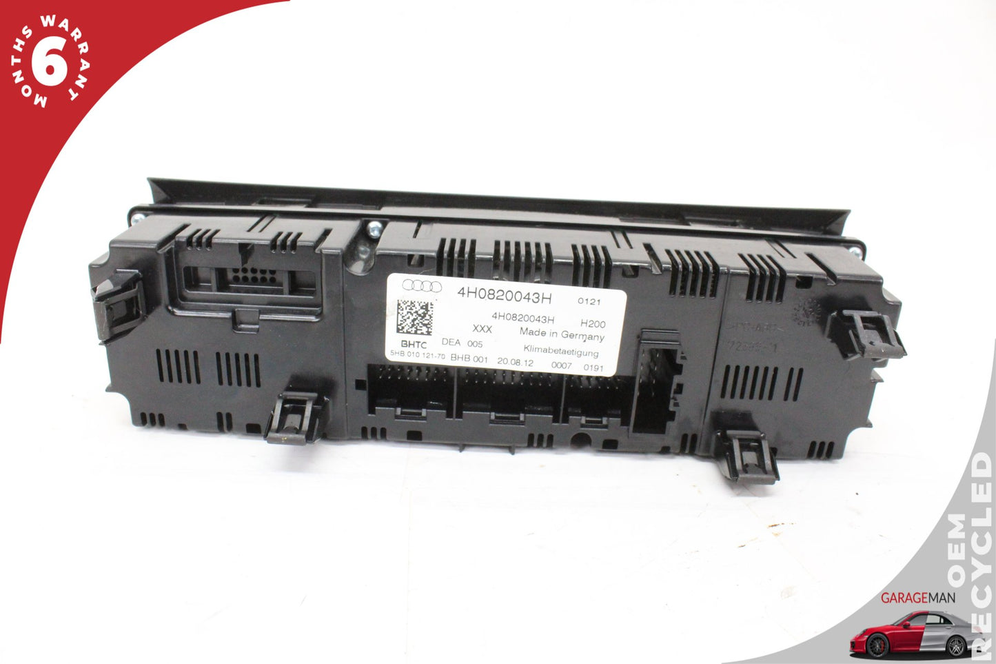 2011-2018 Audi A8 S8 Front AC Temperature Climate Control Panel 4H0820043H OEM