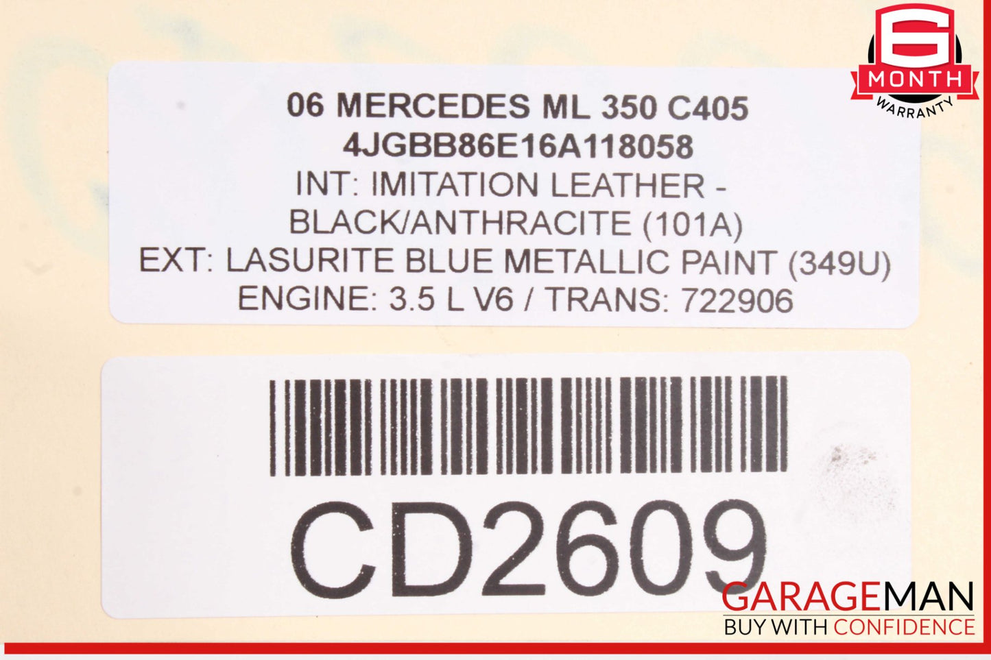 2006-2013 Mercedes-Benz ML350 W164 Front Differential Assembly 4460310034