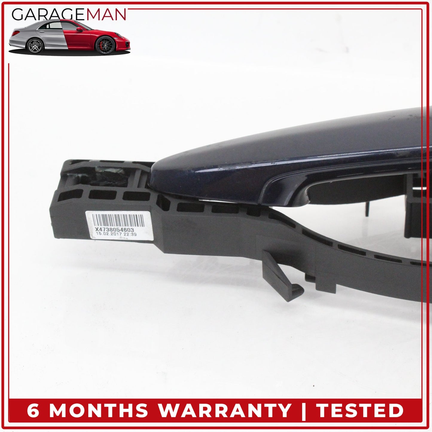 2014-2020 BMW 430i F36 Front Right Passenger Side Exterior Door Handle Blue OEM