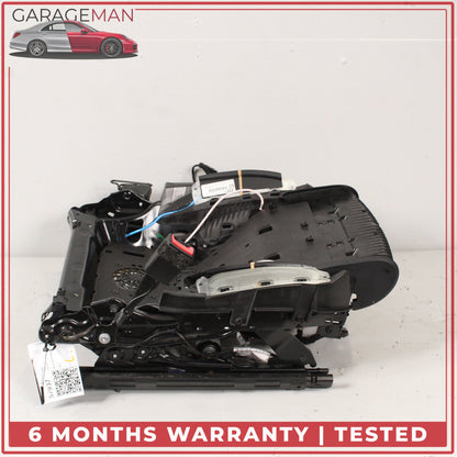 2011-2018 Audi A8 Front Left Side Lower Seat Track Frame Rail w/ Motors OEM