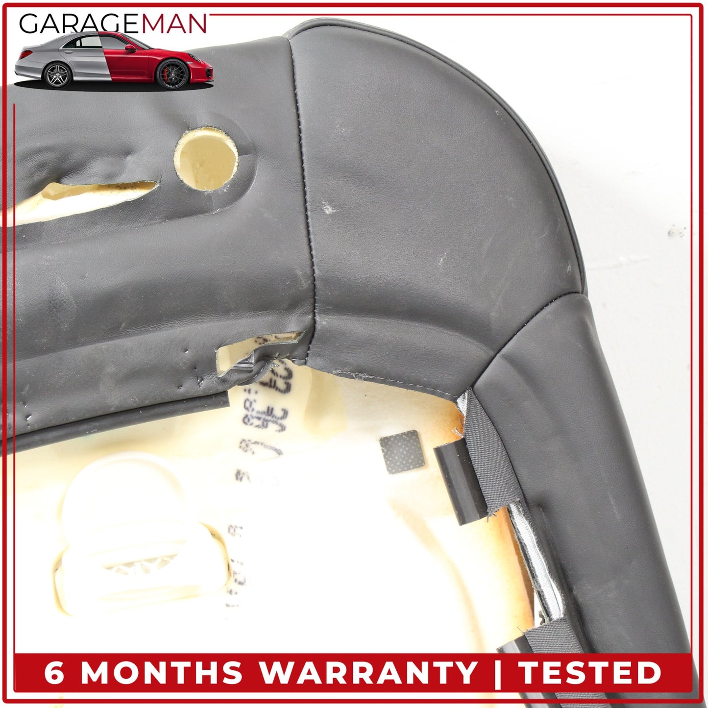 2011-2018 Porsche Cayenne 958 Front Right Side Top Upper Seat Cushion Black OEM