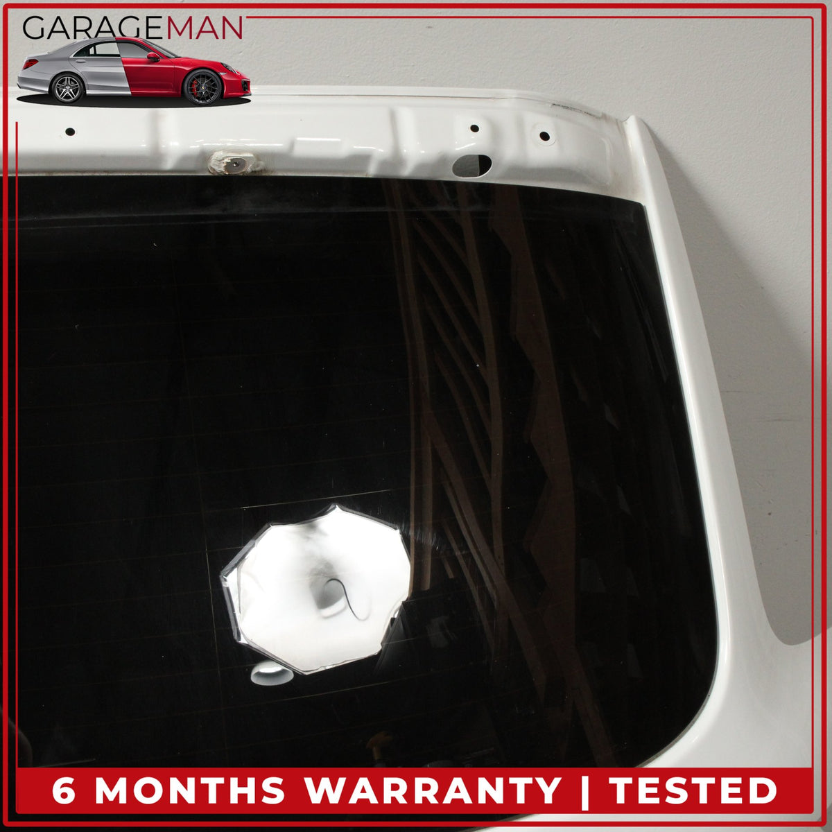 2007-2015 Audi Q7 4L Rear Trunk Lid Panel Assembly Glacier White Metallic OEM