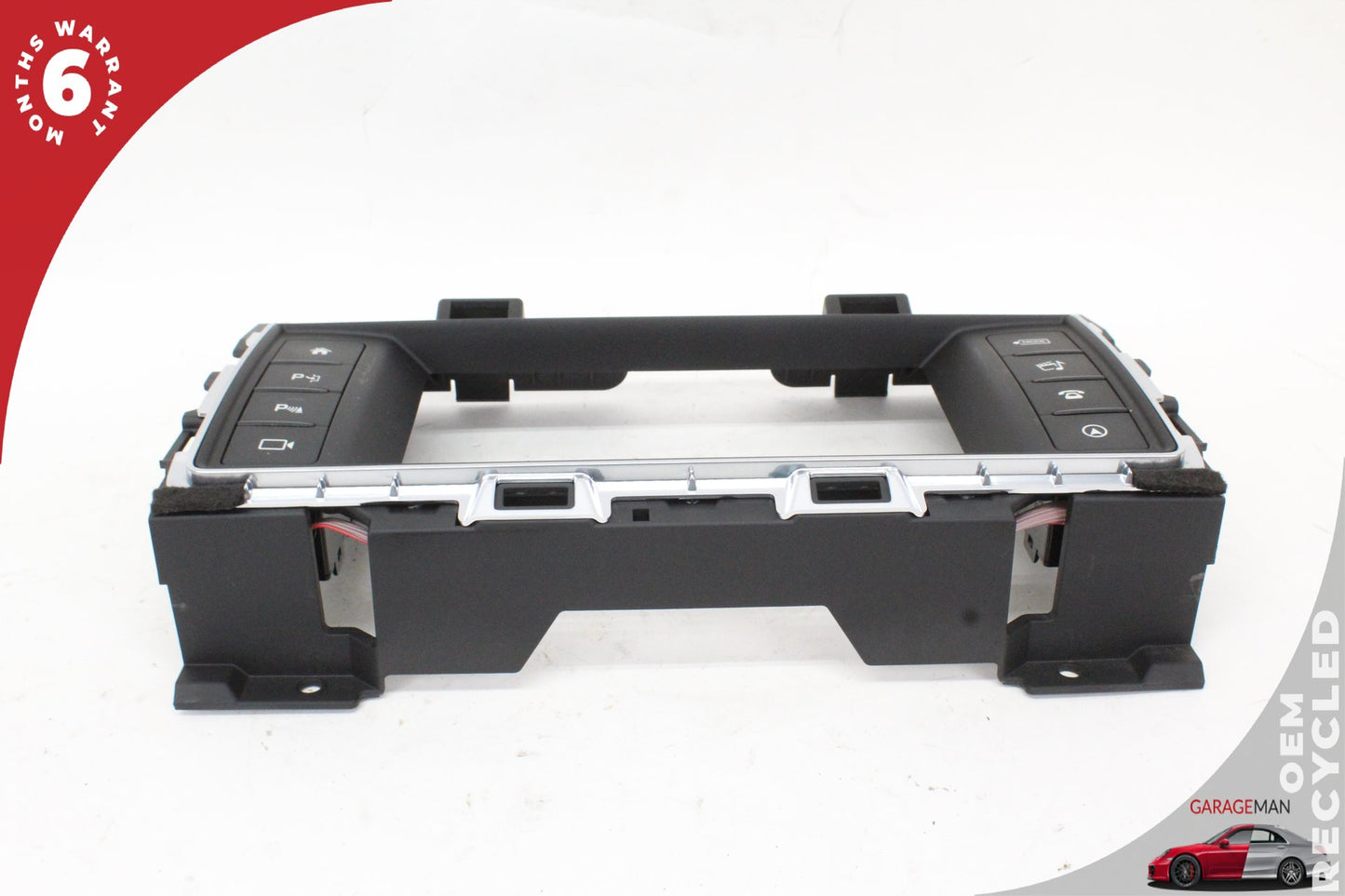 2016-2020 Jaguar XF X260 Front Center Dash Display Screen Trim w/ Switches OEM