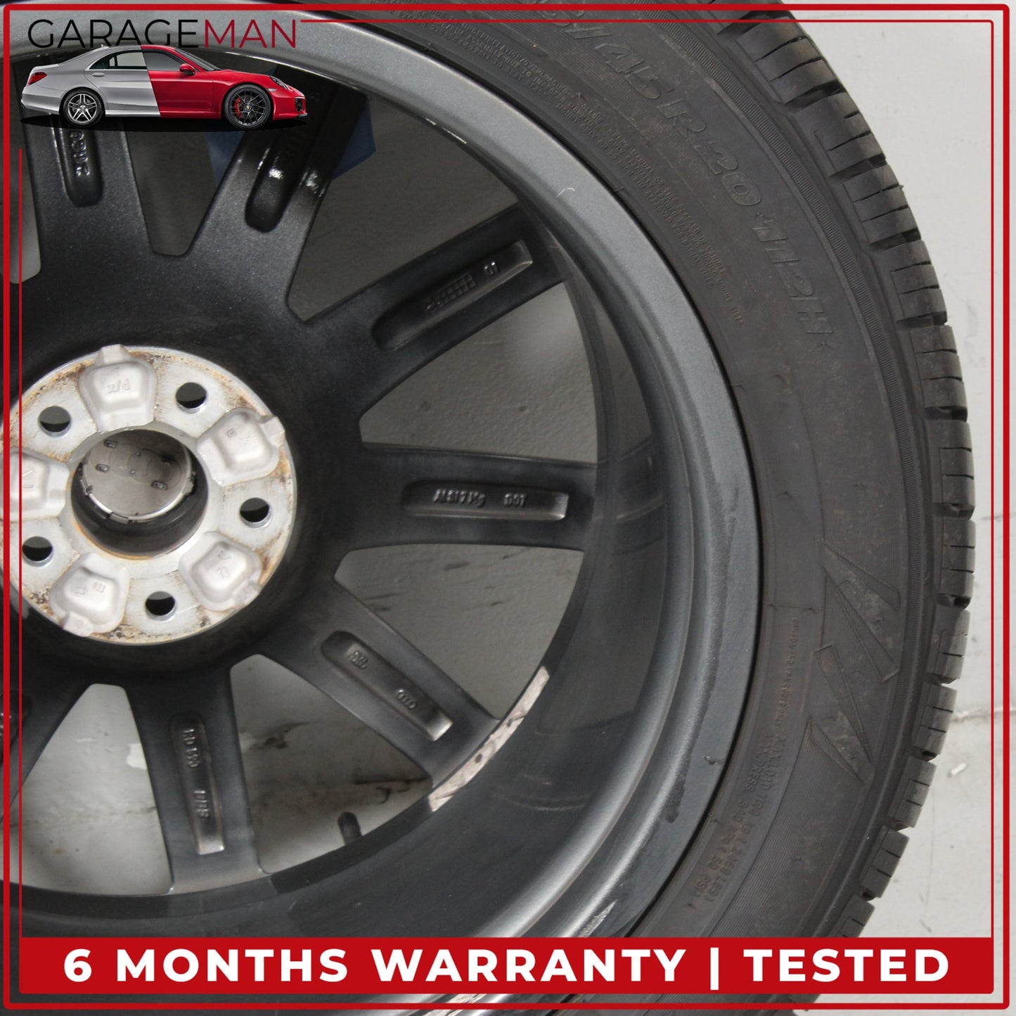 2017-2025 Audi Q7 SQ7 10 Spoke Wheel Rim w/ Tire 9JX20H2 ET33 4M0601025AD OEM