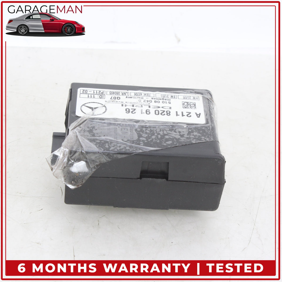 2000-2012 Mercedes R171 SLK280 Anti Theft Alarm Control Module 2118209126 OEM