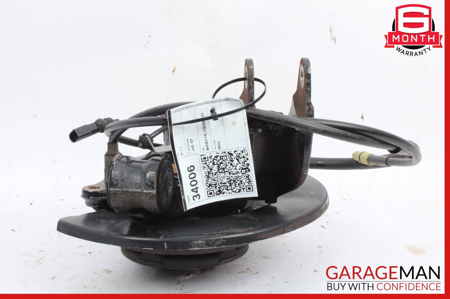2007-2015 Audi Q7 4L Rear Right Spindle Knuckle Wheel Hub 7L8505436 OEM