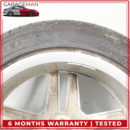 2011-2013 Mercedes W204 C250 Rear Wheel Rim w/ Tire 8.5JX17H2ET58 2044019702 OEM