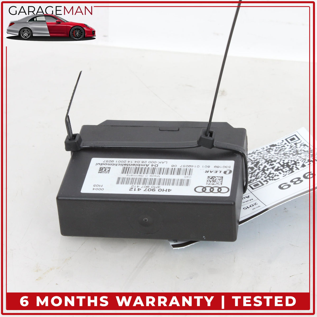 2011-2018 Audi A8 S8 Ambient Lighting Comfort Control Module Unit 4H0907412 OEM