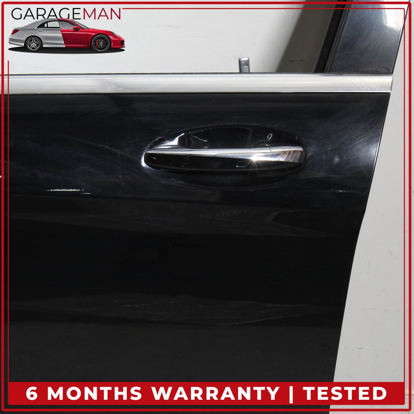 2014-2020 Mercedes W222 S550e S600 Front Left Driver Side Door Shell Black OEM