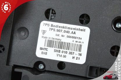 2011-2012 Porsche Cayenne 958 Front A/C Climate Control Switch 7P5907040AA OEM