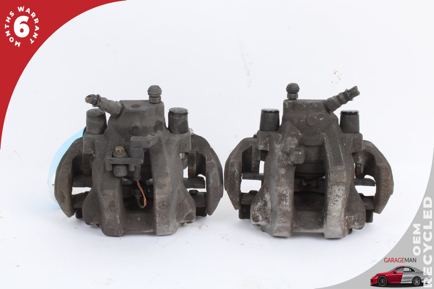 2007-2018 Mercedes W221 S550 Rear Left & Right Brake Caliper Calipers Set OEM