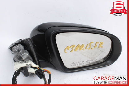 2015-2020 Mercedes-Benz C300 W205 Right Side Door Rear View Mirror w/ Blind Spot