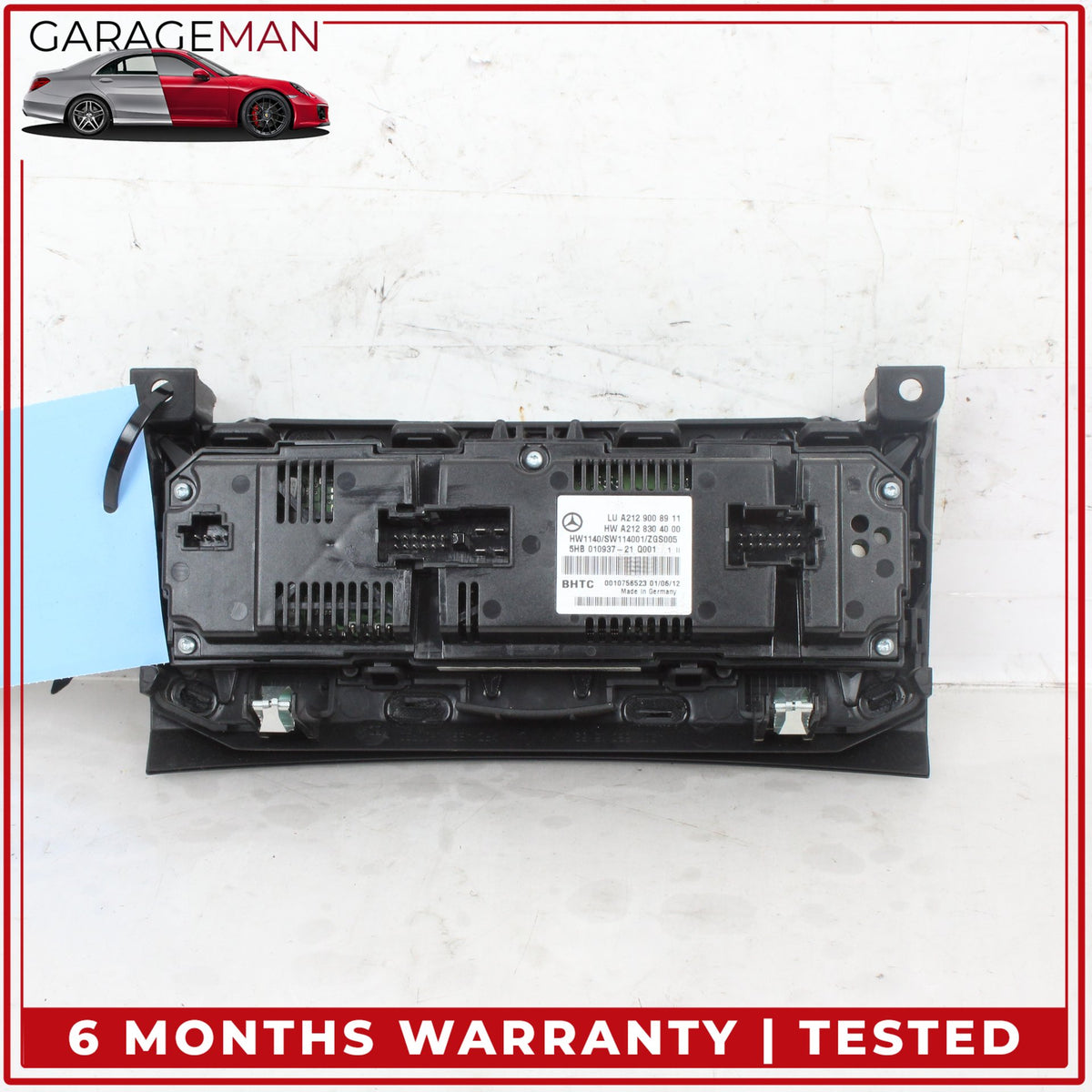 2010-2017 Mercedes C207 E550 AC Temperature Climate Control Panel 2129008911 OEM