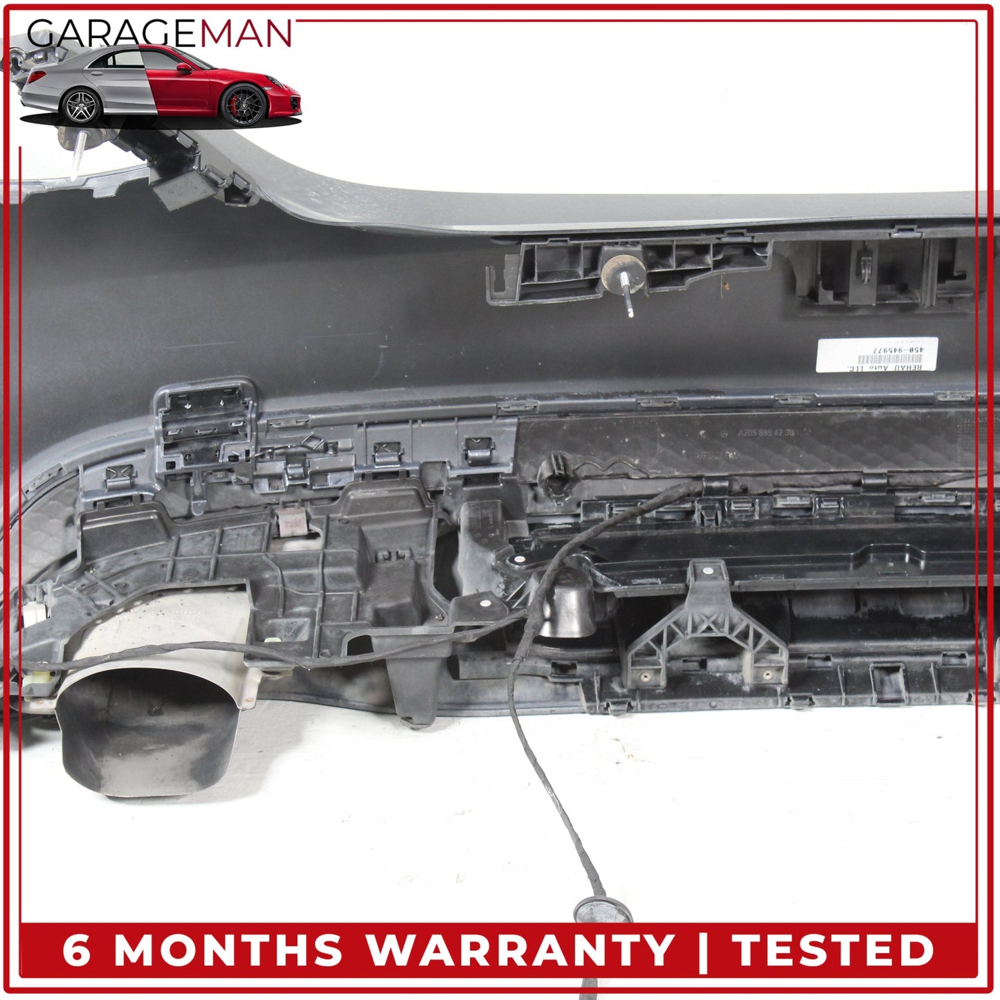 2015-2018 Mercedes W205 C300 Sedan Sport Rear Bumper Cover Assembly Gray OEM