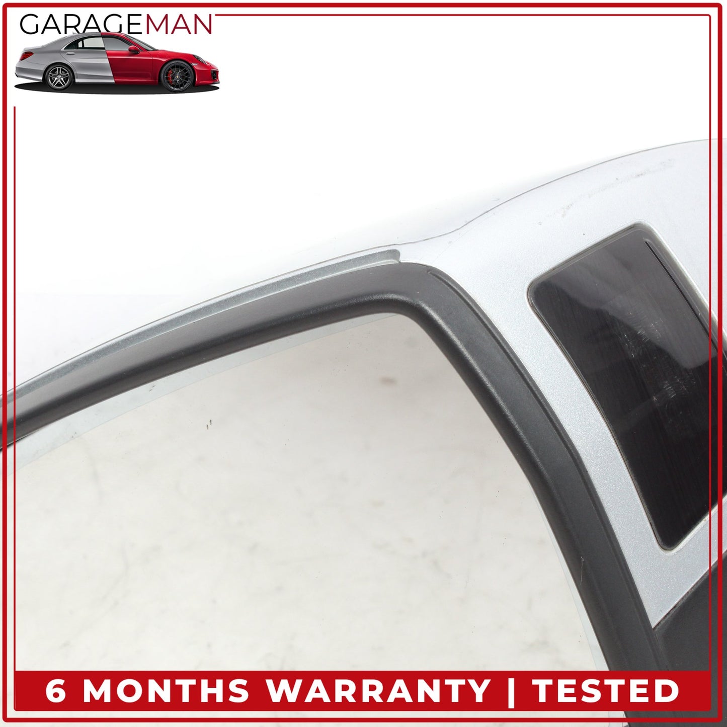 2017-2019 Audi Q7 Front Left Door Rear View Mirror w/ Camera Silver Metallic OEM