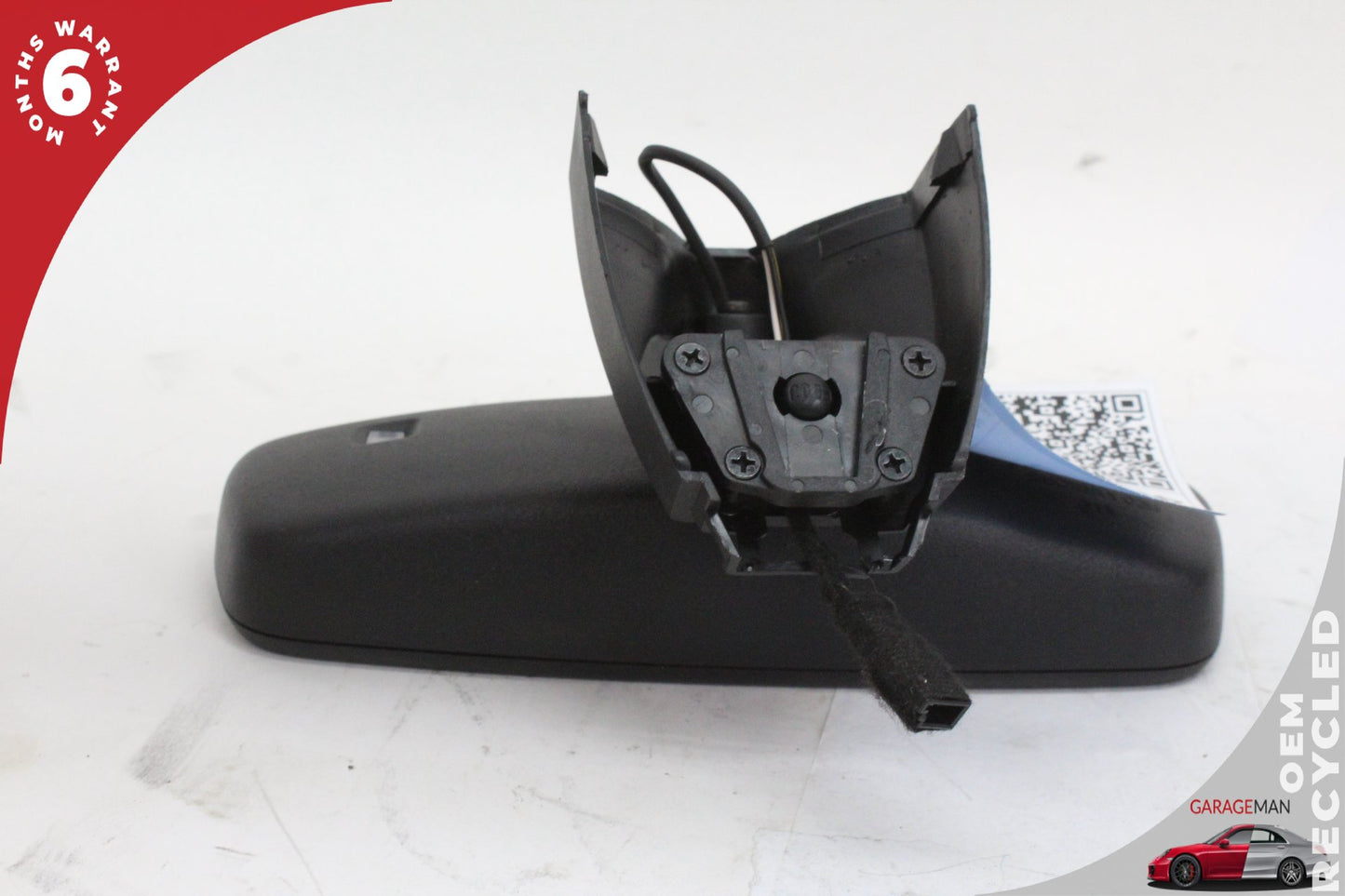 2012-2017 Fiat 500e Top Upper Rear View Mirror Black 34949799 OEM