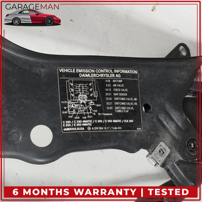 2003-2009 Mercedes-Benz E350 W211 Sedan Front Radiator Support Reinforcement Bar 2116200916 OEM