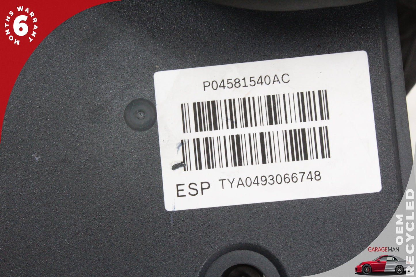 2012-2017 Fiat 500e ABS Anti Lock Brake Pump Module P04581540AC OEM