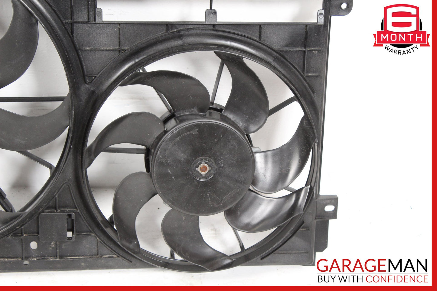 2008-2015 Audi TT 8J Engine Cooling Dual Fan Motor Shroud 1K0121223 OEM