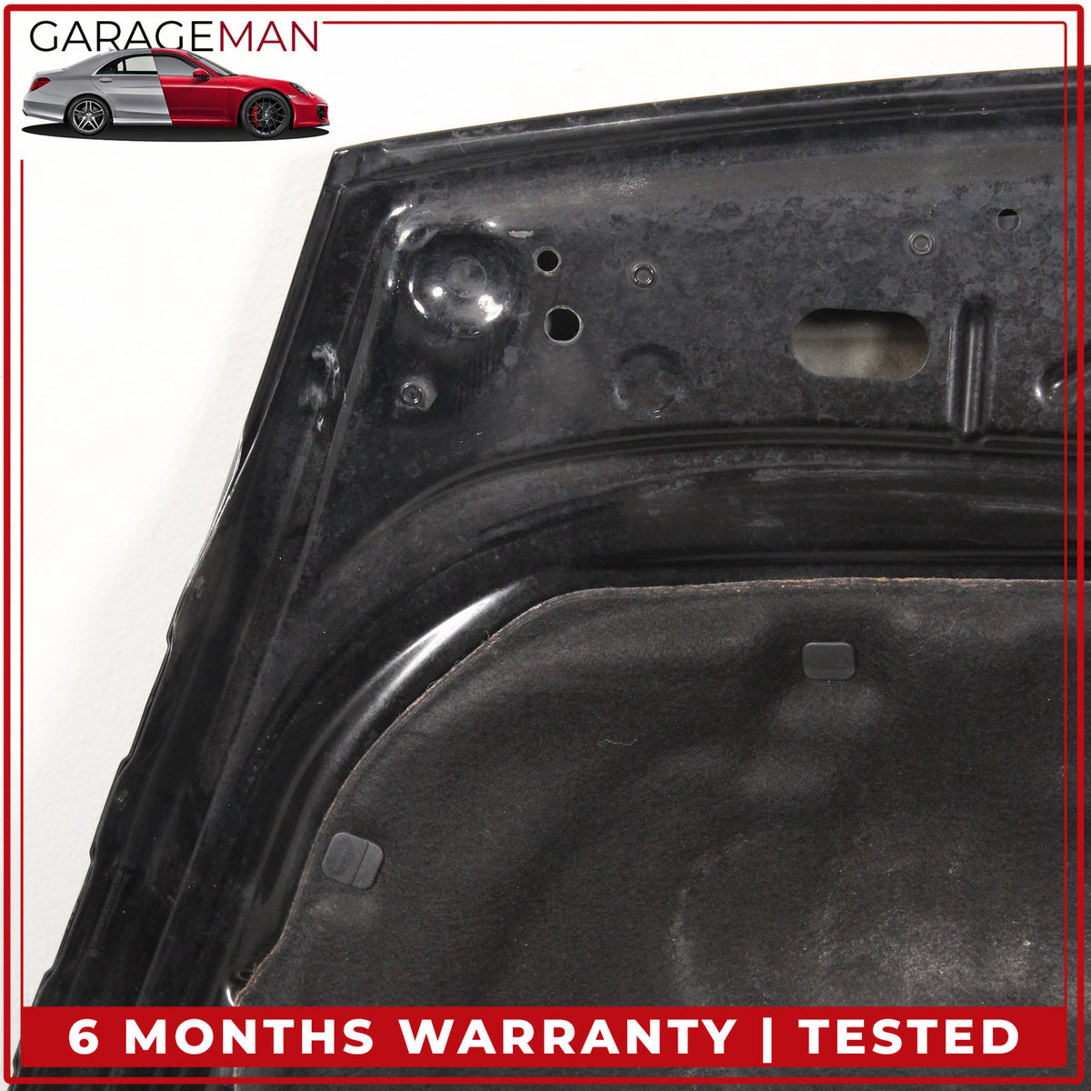 2003-2010 Porsche Cayenne 955 Turbo Front Hood Bonnet Panel Black OEM