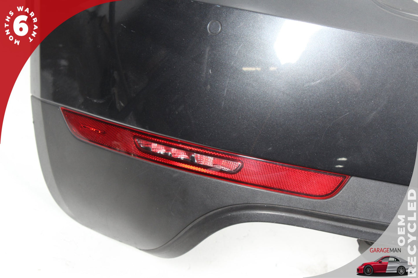 2015-2018 Porsche Macan 95B SUV Rear Bumper Cover 95B807417G Volcano Grey Metallic OEM
