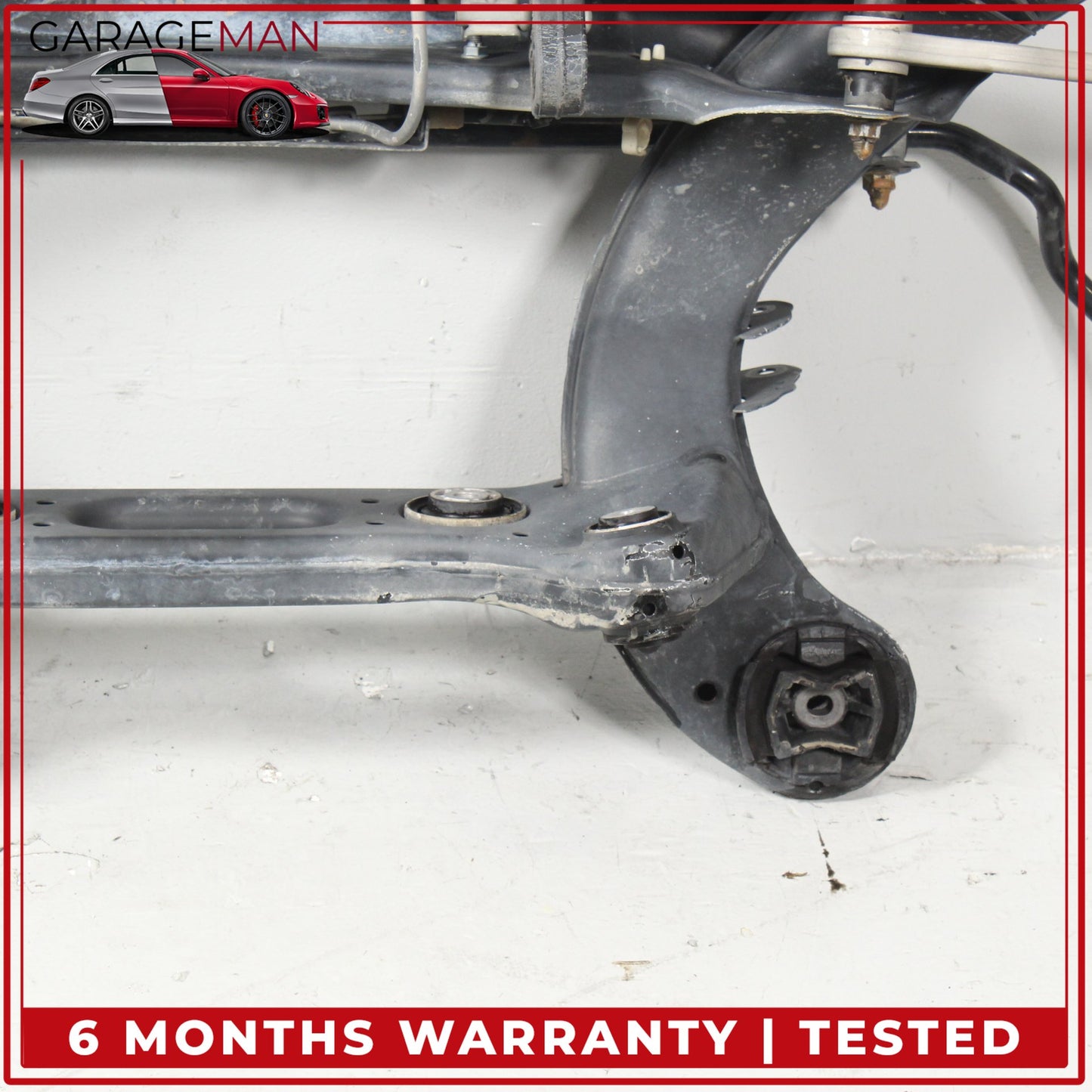 2008-2015 Mercedes W204 C250 Rear Subframe Crossmember w/ Anti Roll Sway Bar OEM
