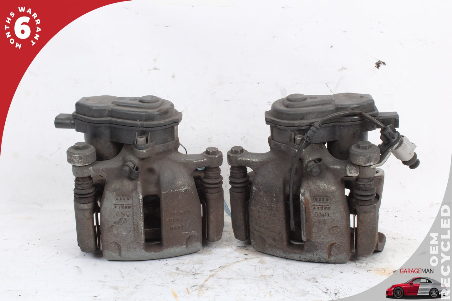 2012-2018 Audi A7 A6 Rear Left & Rear Right Side Brake Caliper Set TRW OEM
