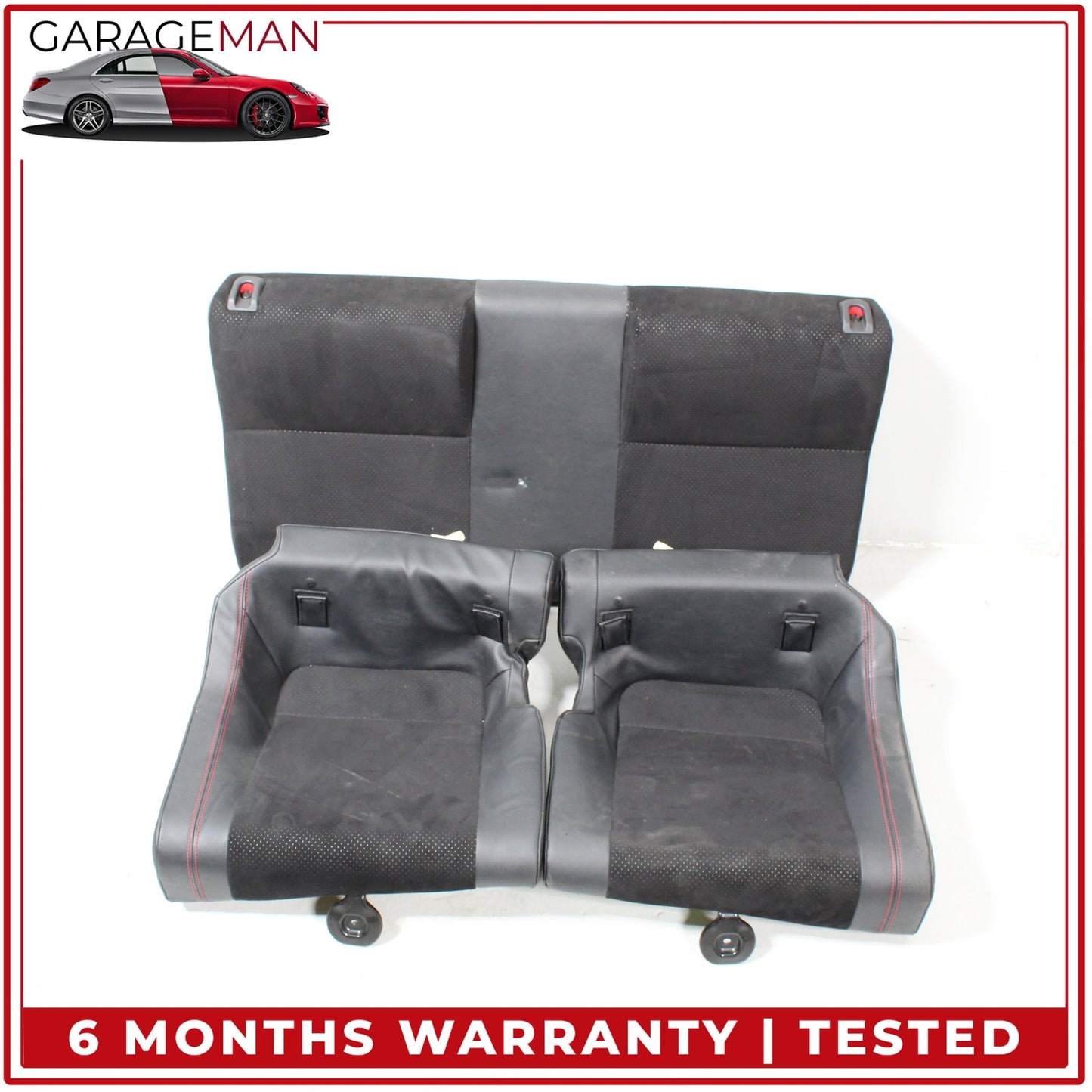 2022-2025 Subaru BRZ Rear Left &amp; Right Bottom Seat Cushion w/ Upper Backrest Set