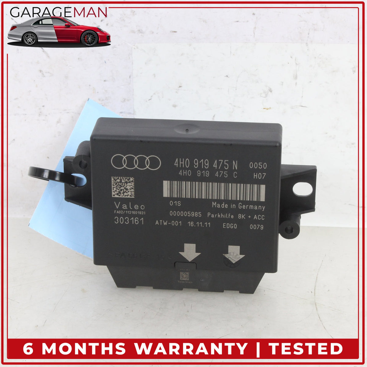2012-2018 Audi A7 A6 Park Parking Assist Control Module Unit 4H0919475N OEM