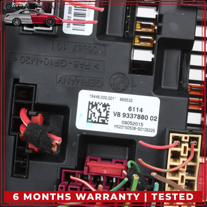 2014-2021 BMW M235i F22 Rear Distribution Relay Junction Fuse Box 9337880 OEM
