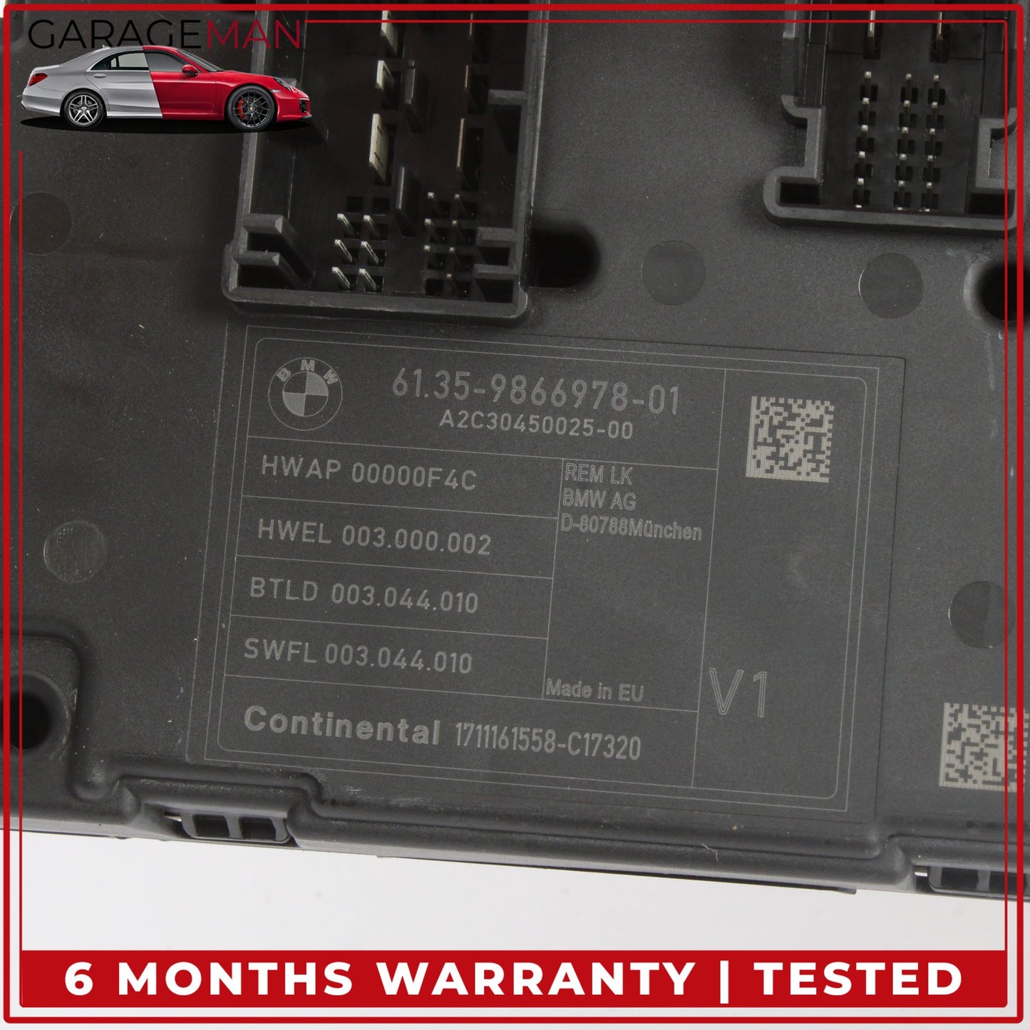 2014-2020 BMW 428i 430i F36 Rear BCM BCU Body Control Module Unit 9866978 OEM