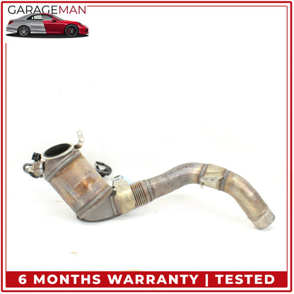 2010-2017 BMW 550i F07 Left Driver Side Exhaust Downpipe 7645441 OEM