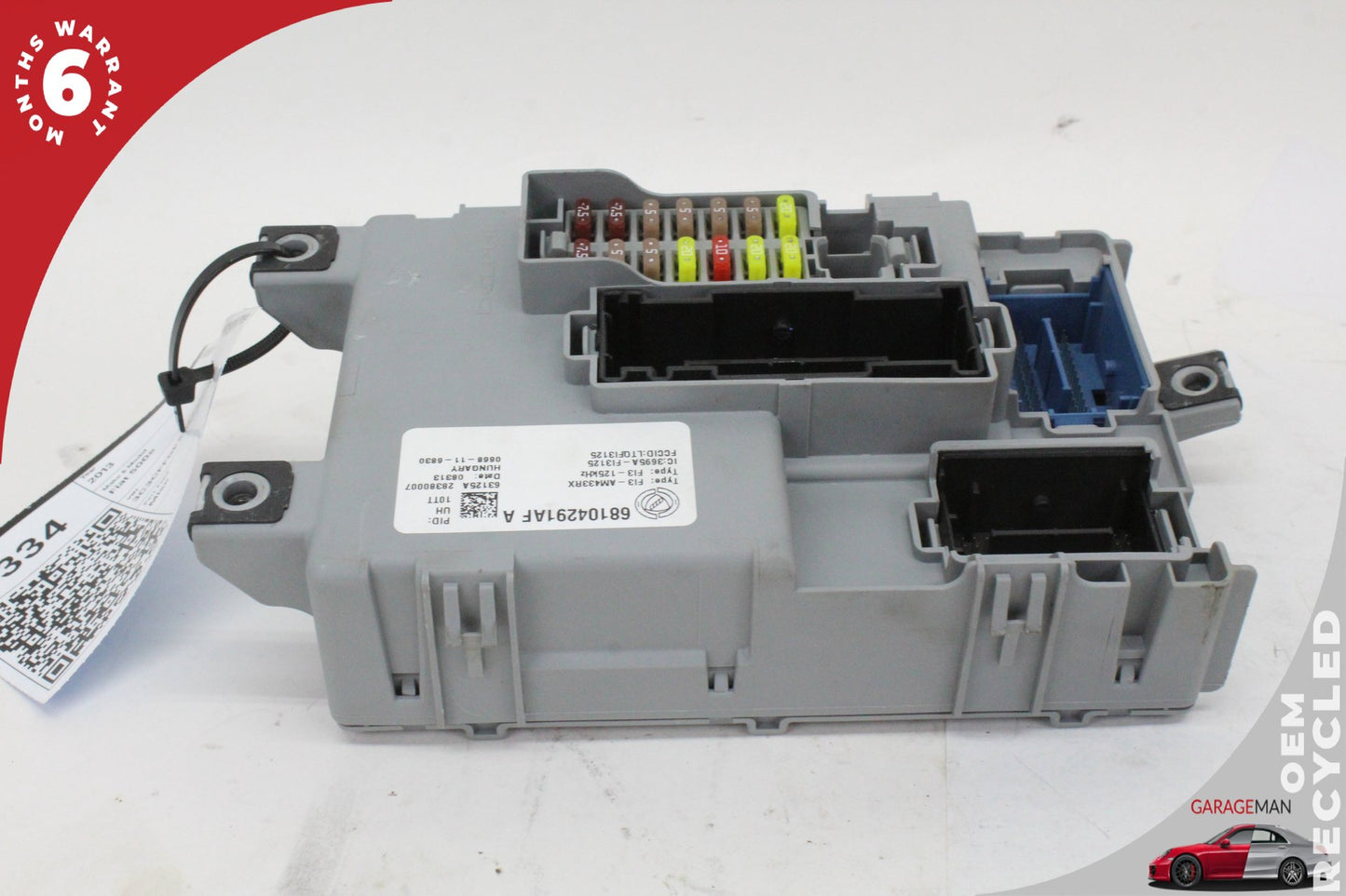 2013-2017 Fiat 500e FWD BCM Body Control Module Fuse Box 68104291AF OEM