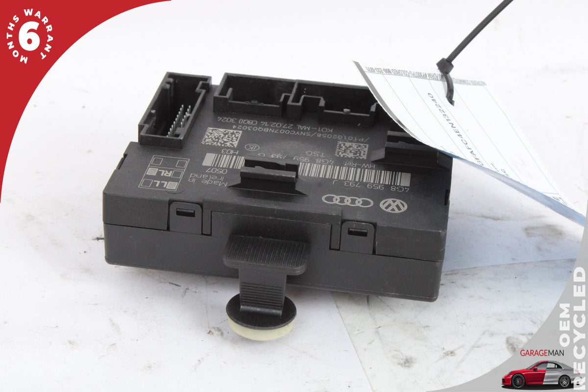 2012-2018 Audi A6 Sedan Front Left Driver Side Door Control Module Unit 4G8959793J Genuine