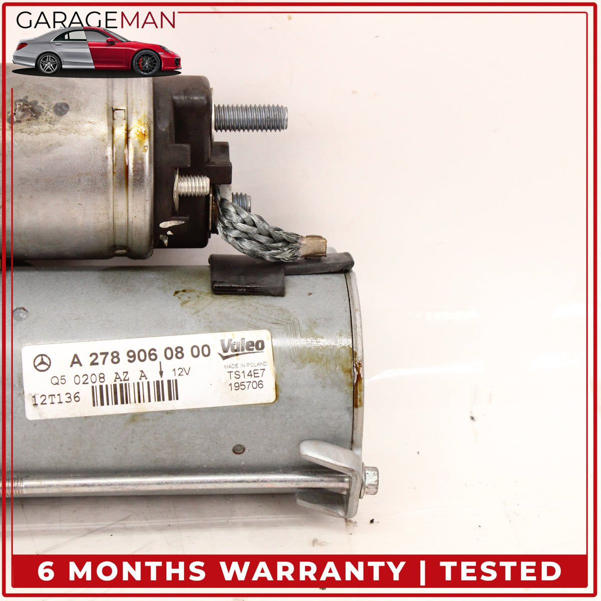 2012-2017 Mercedes C207 E550 Coupe Engine Starter Motor 2789060800 OEM