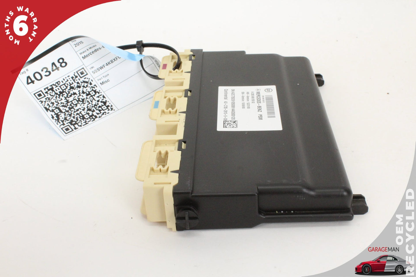 2015-2020 Mercedes W205 C300 Front Right Side Seat Control Module 2059005502 OEM