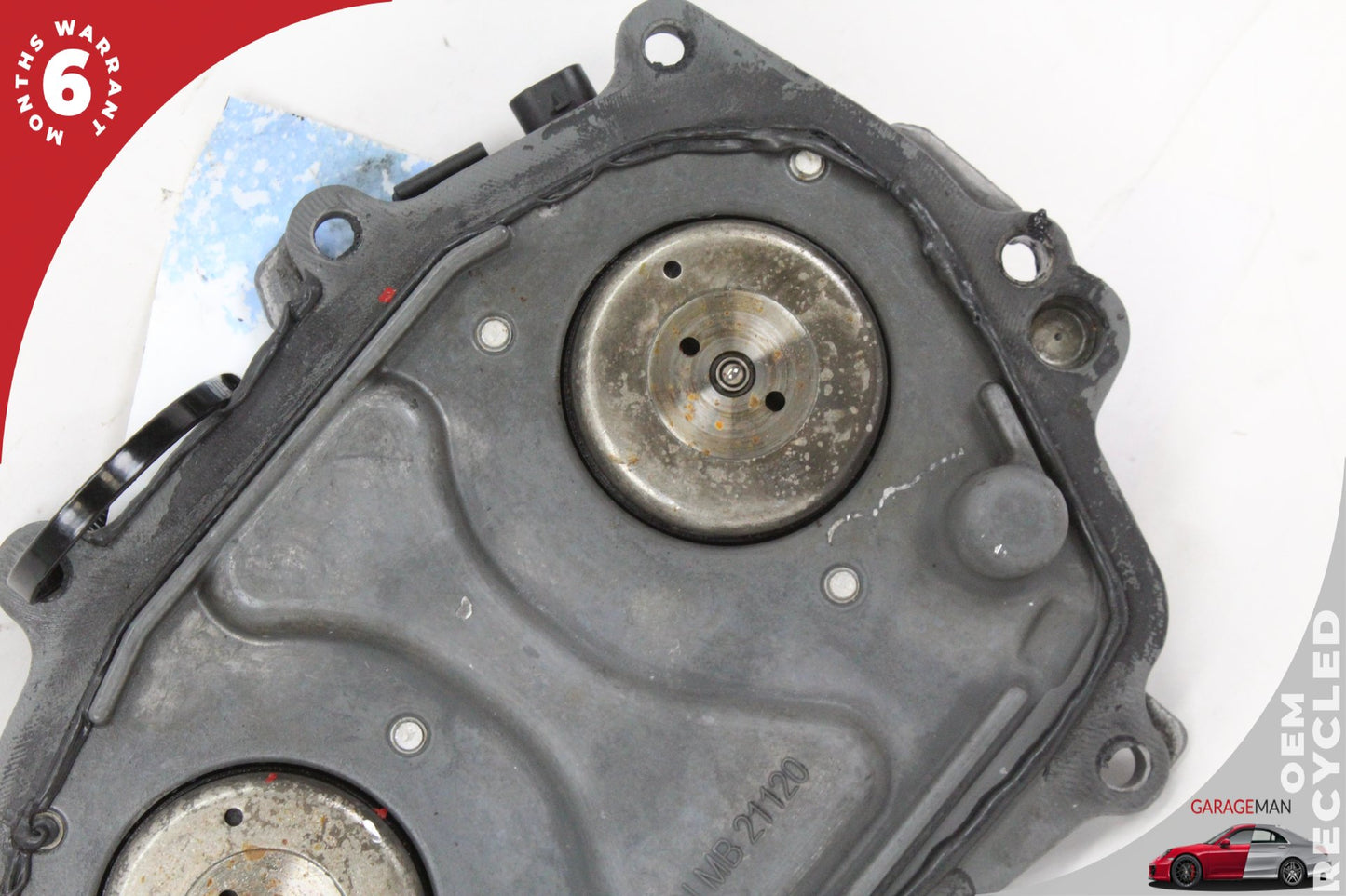 12-18 Mercedes W221 S550 Engine Timing Chain Cover Plate 2760150201 Genuine