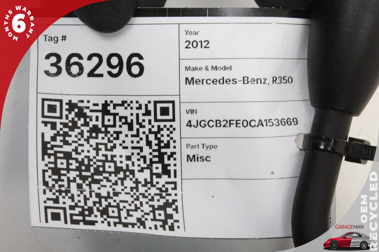 2006-2012 Mercedes-Benz R350 W251 Steering Column Combination Switch 1644409701