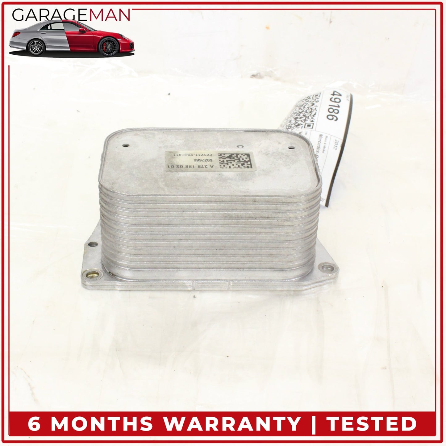 2011-2018 Mercedes W216 CL550 GL450 S550 Engine Oil Cooler 2781880201 OEM