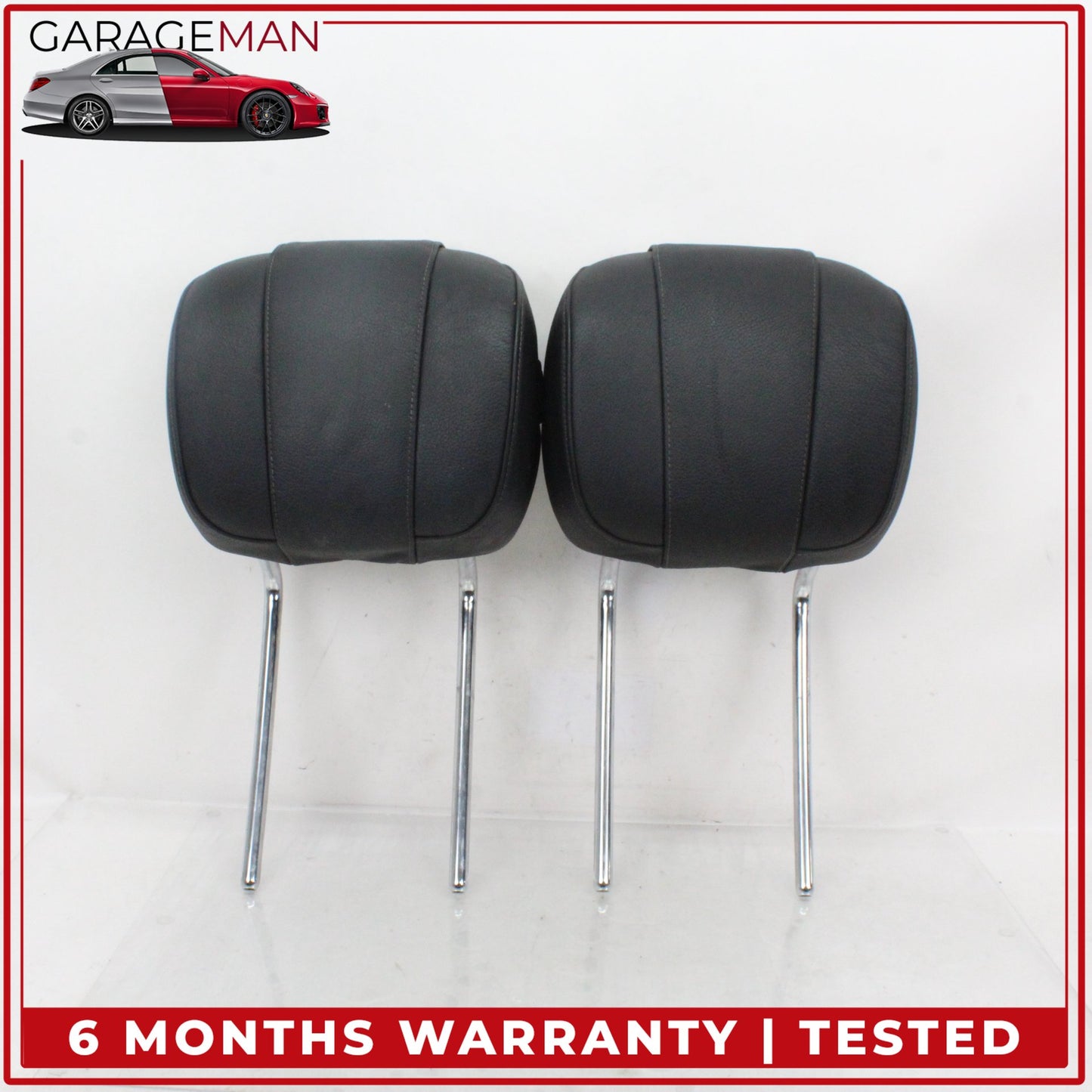 2014-2017 Mercedes W222 S550e Front Left and Right Side Seat Headrest Black OEM