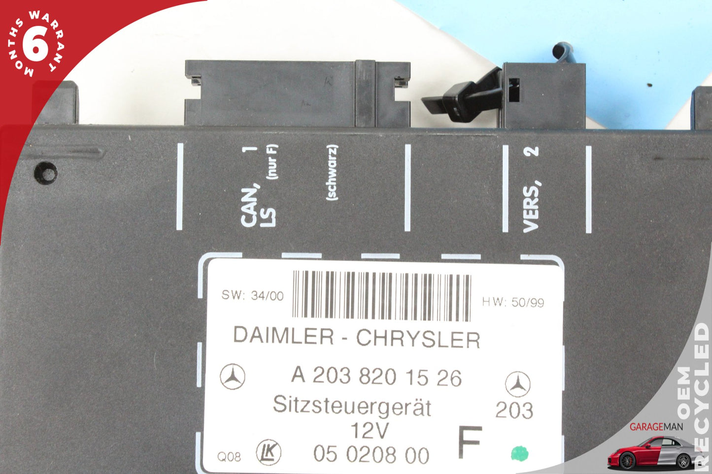 2001-2009 Mercedes W203 C240 Front Left Side Seat Control Module 2038201526 OEM
