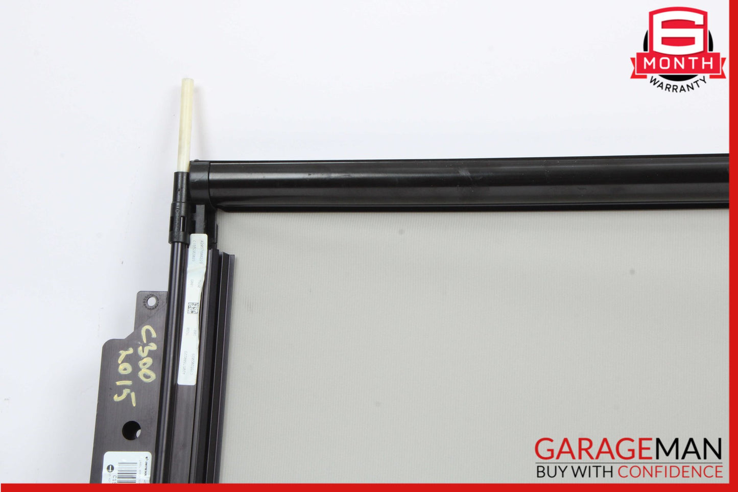 2015-2020 Mercedes W205 C300 C43 AMG Rear Panoramic Sunroof Shade Rail Frame OEM