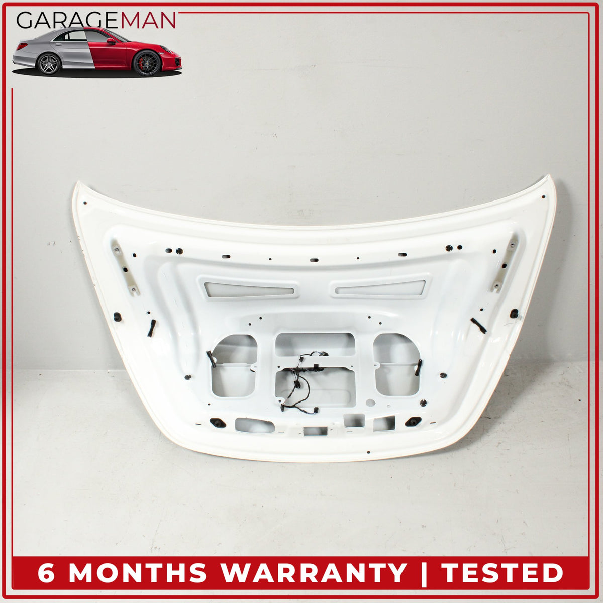 2017-2020 Mercedes W213 E300 Rear Trunk Lid Panel Assembly Polar White OEM