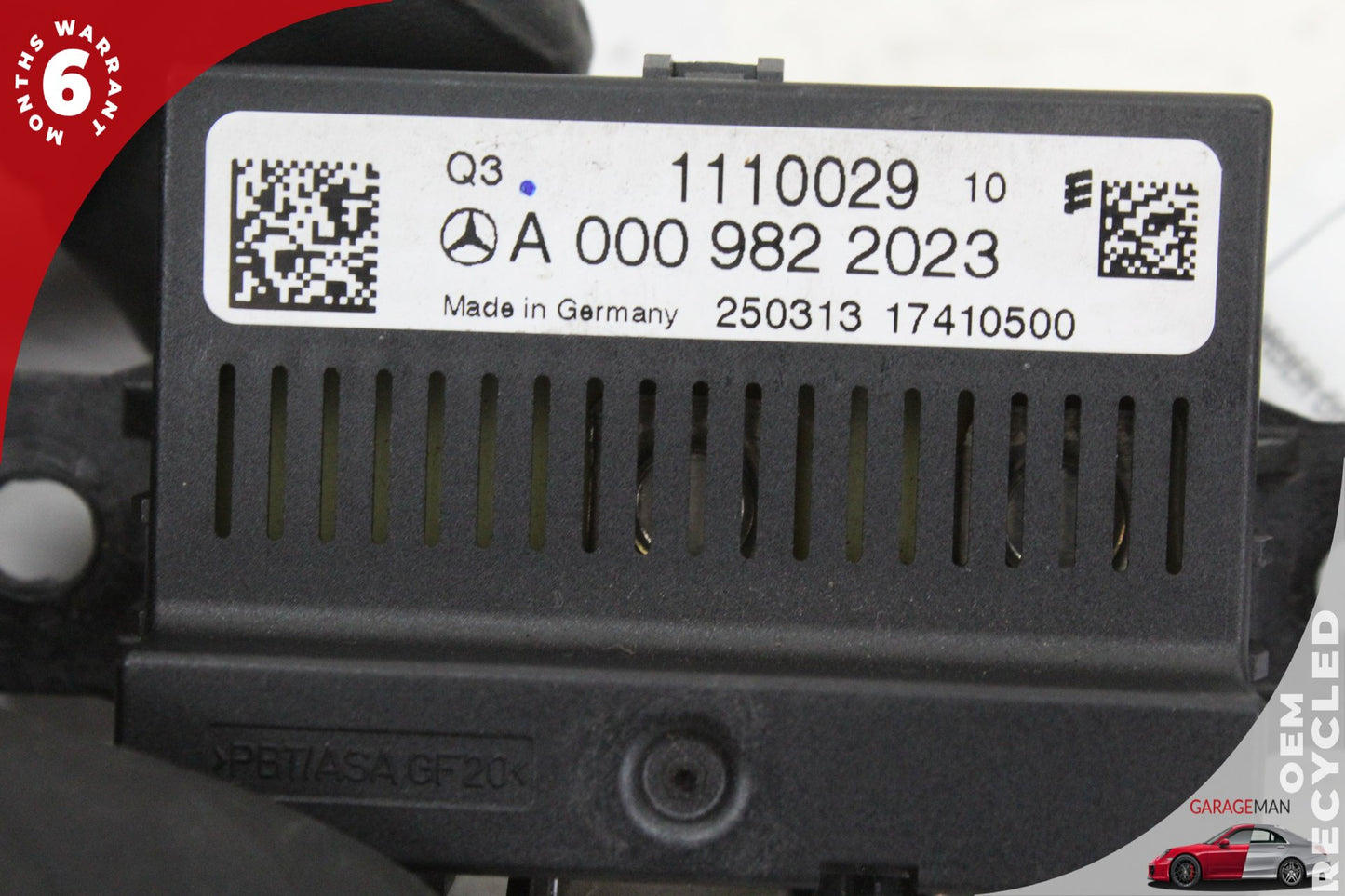 2010-2017 Mercedes R231 SL550 Battery Monitoring Control Module 0009822023 OEM